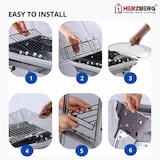 thumbnail of Barbecue grill en acier inoxydable  HG8112 usage non-intensif Herzberg