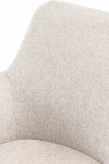 thumbnail of 2er Set Esszimmerstuhl PELON - Stoff Creme 56x62x81 cm | Essstühle Esszimmerstühle Küchenstühle Wohnzimmerstühle