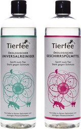 thumbnail of Tierfee-Set Ökologischer Universalreiniger + Geschirrspülmittel, je 500 ml