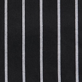 thumbnail of Chef Works® Basic ENGLISH CHEF Latzschürze,  Schwarz-Weiß-gestreift