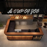 thumbnail of 【Hutaohei ZJ60-200cm】Maßanfertigung Bartisch Bar-Tresen Eckbartresen Gastronomie-Theke Restaurant-Bar Empfangstresen Braun