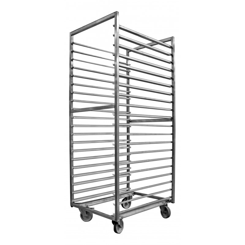 MATERIEL CHR PRO Chariot de Stockage Inox 800x600mm Inox660 800x1851mm