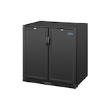 thumbnail of Rugbar met twee draaibare massieve deuren Polar G Serie zwart 208L