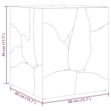 thumbnail of vidaXL Hocker Massivholz Teak
