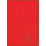 thumbnail of Lot de 10 Cahier Kover Book 17x22, 96p./48 feuilles 90 g/m² piquées, couv. transparente rouge, Séyès