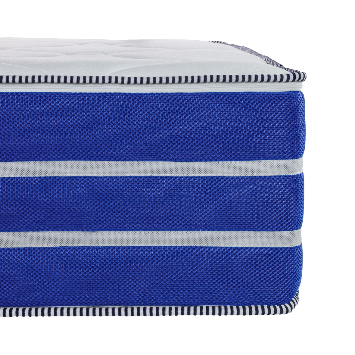 FLEXX Kaltschaum Matratze 90x200 cm mit 3D Memory Foam - 7 Zonen; 25cm Höhe; H4, H3, H2 Misch-Härtegrad - Wendbare Kaltschaummatratze