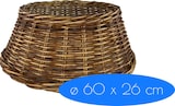 thumbnail of Weihnachtsbaumkorb aus Rattan - ø 65 x 26 cm - Weihnachtsbaumhülle - Bronze