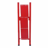 thumbnail of Reja de barrera HWC-B34, reja telescópica, aluminio rojo-blanco ~ altura 103cm, anchura 32-265cm