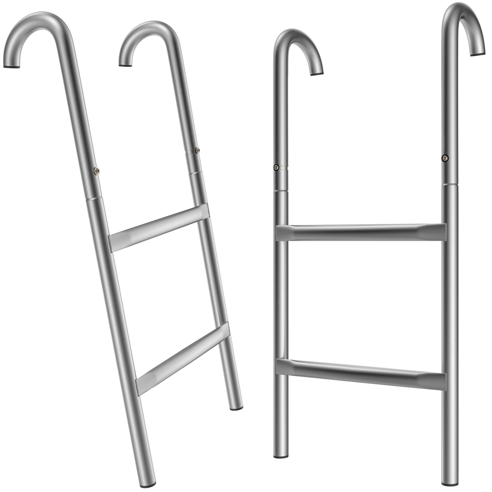 Monzana Deuba Trampolinleiter mit 2 Stufen 66 cm
