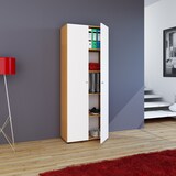 thumbnail of Vandol Ikombi Universalschrank 2 Türen Buche dekor,Weiß.