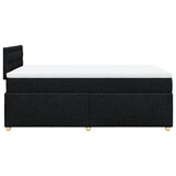 thumbnail of vidaXL Boxspringbett mit Matratze Schwarz 120x200 cm Stoff