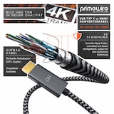 thumbnail of Primewire USB Typ C zu HDMI Konverterkabel Adapterkabel 4K 3840 x 2160 @ 60 Hz - 1m