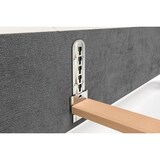 thumbnail of KAWOLA Bett ANNY Polsterbett Leder weiß 180x200cm