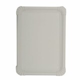 thumbnail of ABC Pak 250 Teller, Pappe [rc] eckig 16 cm x 23 cm weiss (95651, 250 Stück)