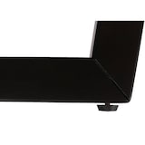 thumbnail of Salontafel HWC-M61, bijzettafel sofatafel, massief hout HPL laminaat melamine Ø80cm, sheesham hout look, donker frame