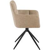 thumbnail of Chaise de salle à manger Jonah Tissu Marron clair