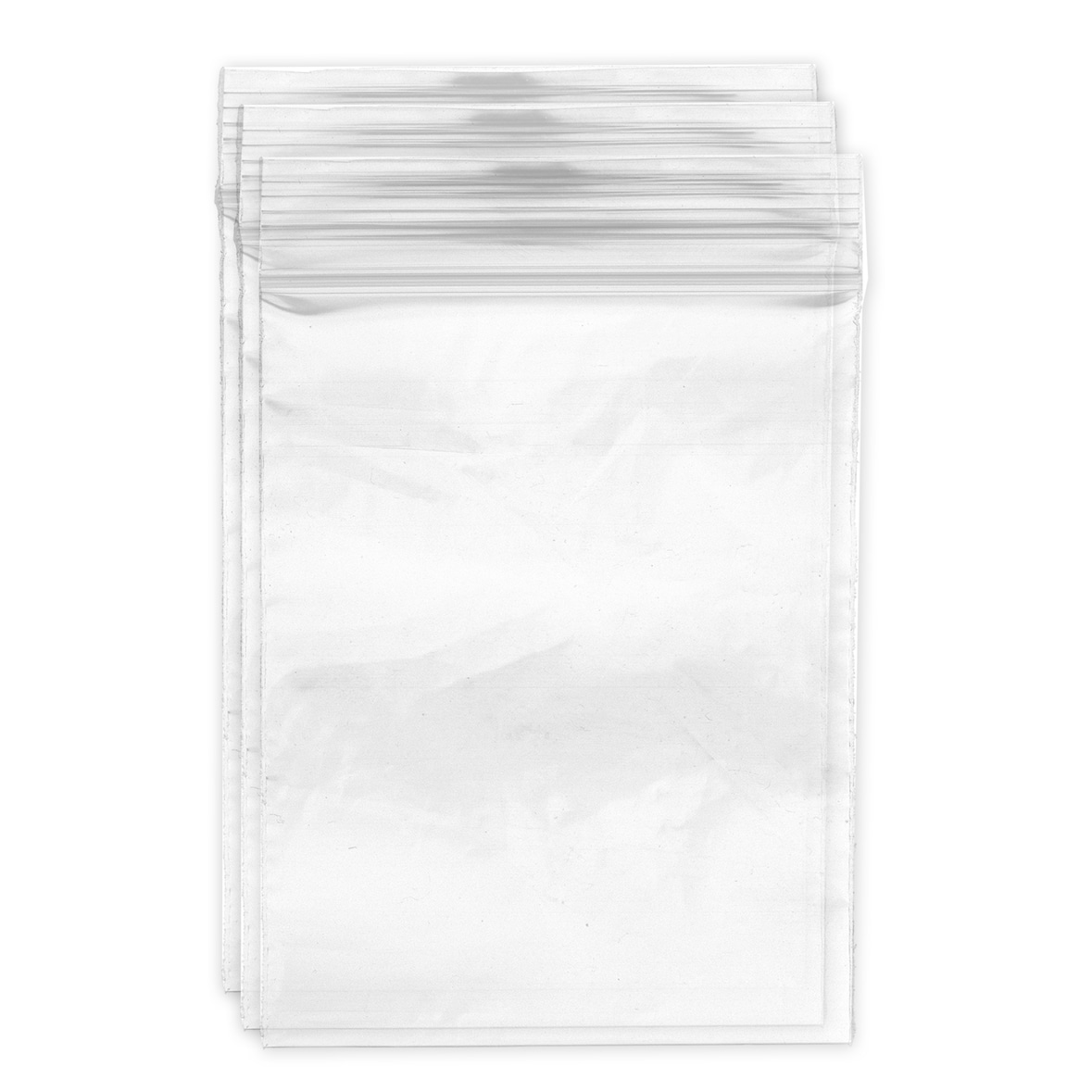 Bolsas con Cierre Hermético, Bolsas Zip de Plástico Transparentes, Bolsas Reutilizables Multiusos · m-office (350x450mm, 300unds)