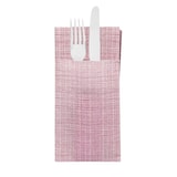 thumbnail of Serviettes porte-couverts Airlaid – Lot de 50, 40 x 40 cm, pochette en lin bordeaux