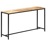 thumbnail of Table console 140 x 35 x 76 cm Bois de manguier massif brut Modèle Sirius Line