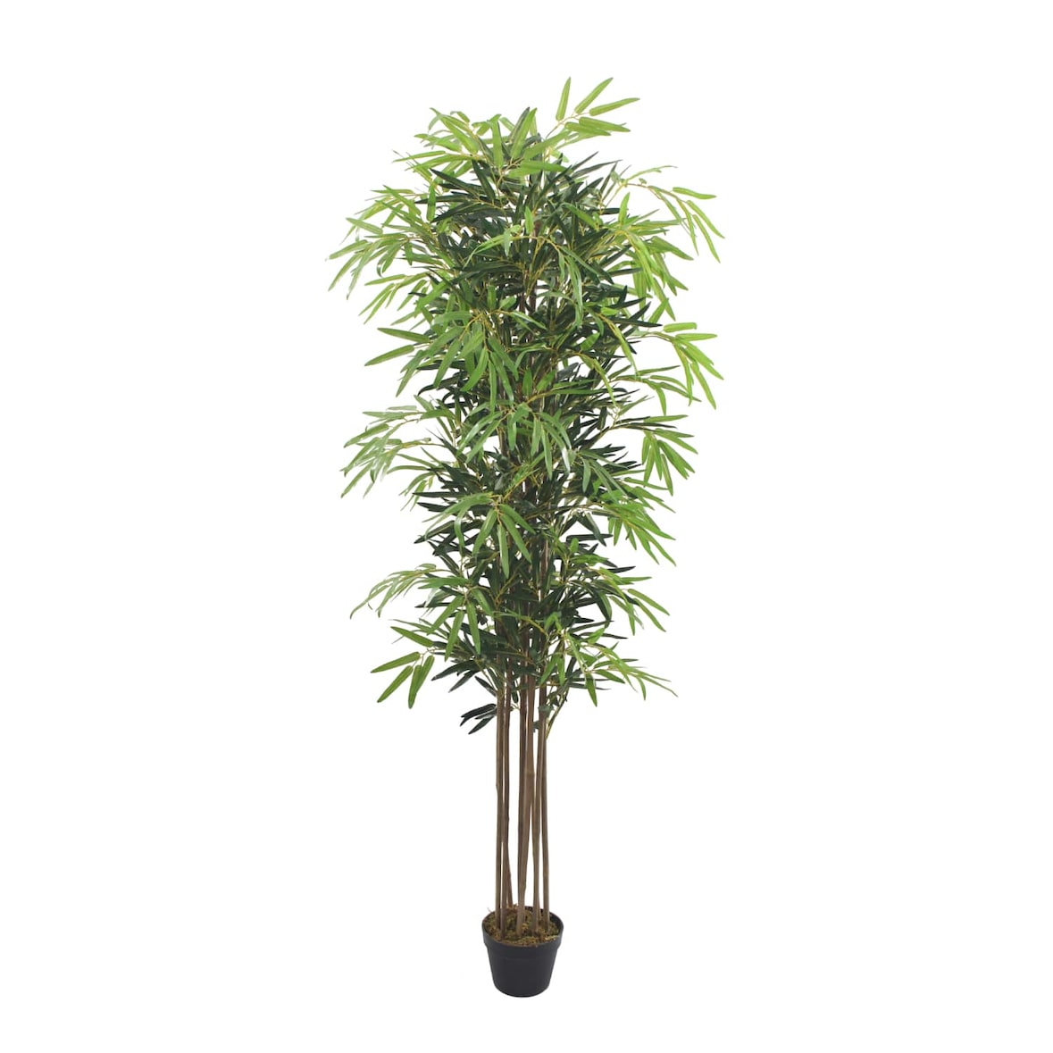 Bonerva | Bambú Nature UV 180 cm Altura | Planta artificial con Tronco natural y protección UV para exterior | Ideal para Negocios y hogares