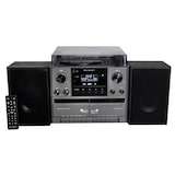 thumbnail of Soundmaster MCD5600 Stereoanlage mit Plattenspieler DAB+ Doppelkassette CD-Player USB MP3 Bluetooth Encoding Digitalisierung 75 Ohm Antennenanschluss