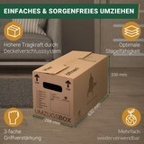 thumbnail of 50 x Umzugskarton Smart 40 kg Traglast stabile Umzugskiste Umzug Umzugsmaterial 2-wellige Movebox BB-Verpackungen