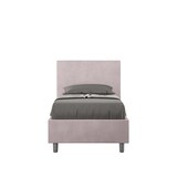 thumbnail of Letto Singolo con rete imbottito 90x190 microfibra glicine Adele