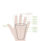 thumbnail of Pappbecher (beschichtet) 200 ml / 8 oz, Ø 80 mm, braun, 50 Stück