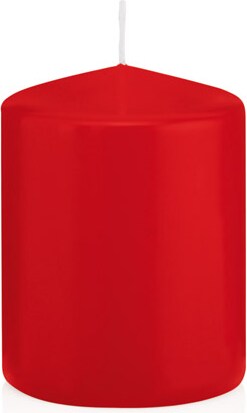 Stumpenkerzen Rot Ø 58 x 80 mm, 16 Stück
