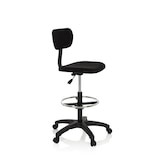 thumbnail of Arbeitsstuhl / Arbeitshocker TOP WORK 05 Stoff schwarz hjh OFFICE