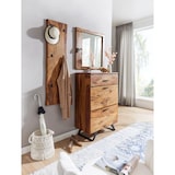 thumbnail of Kommode Sheesham, Highboard, Metallgestell, 3 Schubladen. 80x42x120 cm | Kadima Design