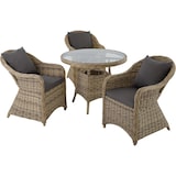 thumbnail of tectake Aluminium Rattan Sitzgruppe Zürich 3+1  Natur
