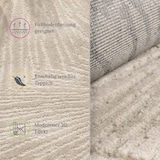 thumbnail of Teppich Kurzflor Unifarben Wohnzimmer schmutzabweisend Beige Rechteckig 160x220 | 65% Polypropylen, 35% Polyester | Florhöhe: 9 mm | pflegeleicht