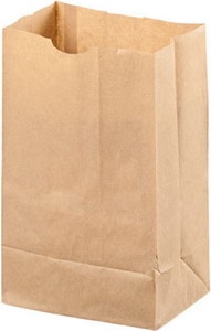 VASOMADRID S.L., Bolsa papel kraft, 18+12x30 cm, Caja de 300 uds, fondo amer, ref. ds301812k