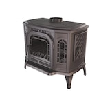 thumbnail of Stufa a legna a libera installazione Apertura destra con CookTop - P7 (10,5 KW) ECO