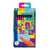 thumbnail of STAEDTLER Triplus Color - Estuche de 10 Rotuladores de Colores con Punta de Fibra. Edición Happy
