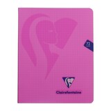thumbnail of Lot de 10 Carnet Mimesys A5+, 72p./36 feuilles 90 g/m² piquées, coloris assortis (6), quadr. 5x5 + marge