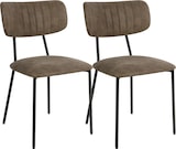 thumbnail of METRO PROFESSIONAL Chaise de restaurant rembourrée Estraya (lot de 2), acier/polyester, beige