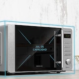 thumbnail of Cecotec Microondas ProClean 5120 Inox. 700 W, Grill 800 W, Capacidad 20 L, 