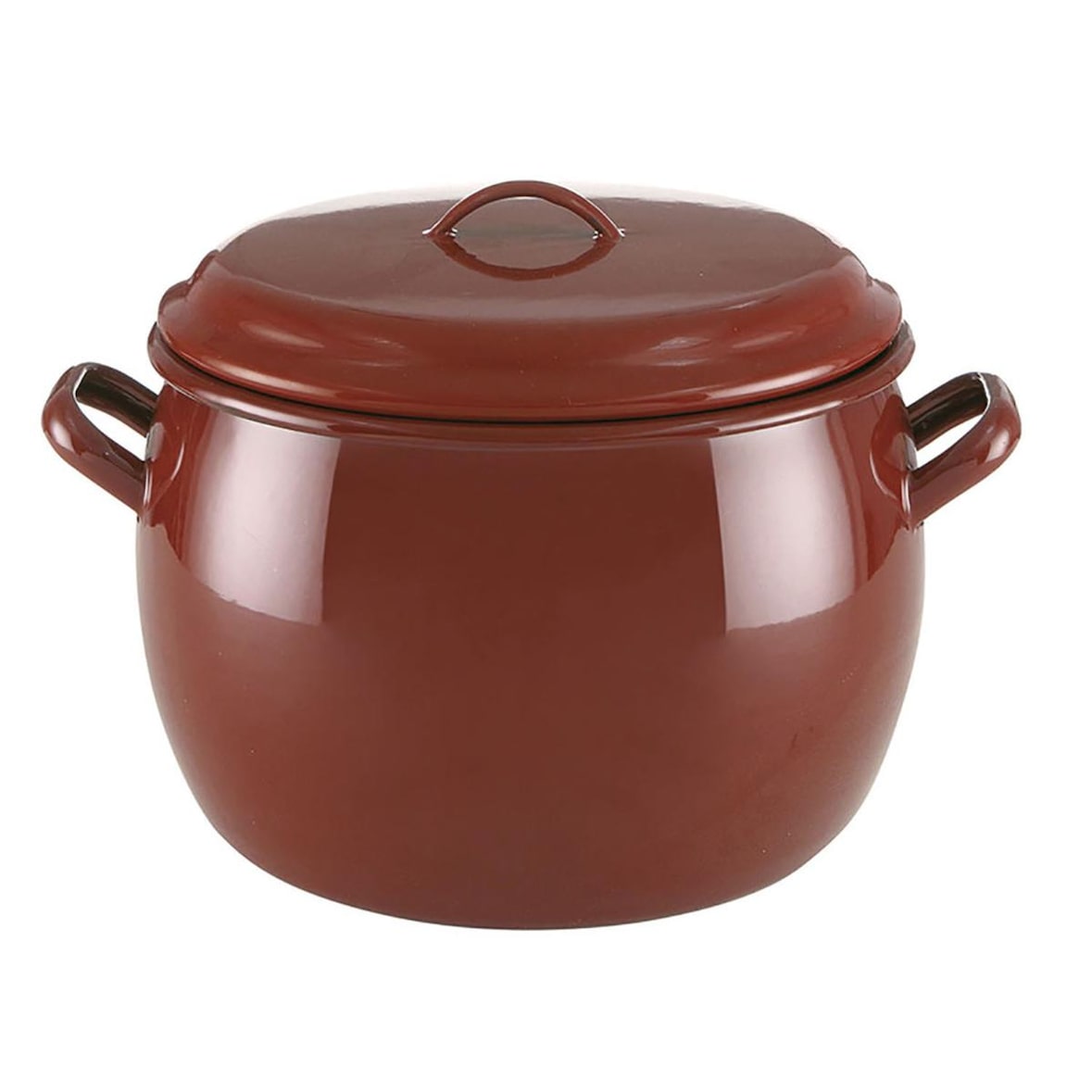 Quid Clasico Esmalte Olla Abombada Esmaltada 32Cm - 21L