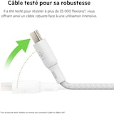 thumbnail of Belkin BOOST CHARGE USB Kabel 2 m USB 2.0 USB C Weiß