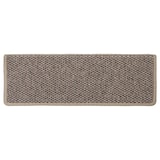 thumbnail of vidaXL Treppenmatten Selbstklebend Sisal 15 Stk. 65x21x4cm Dunkelbeige