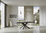 thumbnail of Ausziehtisch 120/380x90 cm Volantis Premium Zement anthrazit Beine