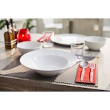 thumbnail of aro Assiette à pâtes Glossy, grès, Ø 26.5 cm, brillant, blanc, 6 unités