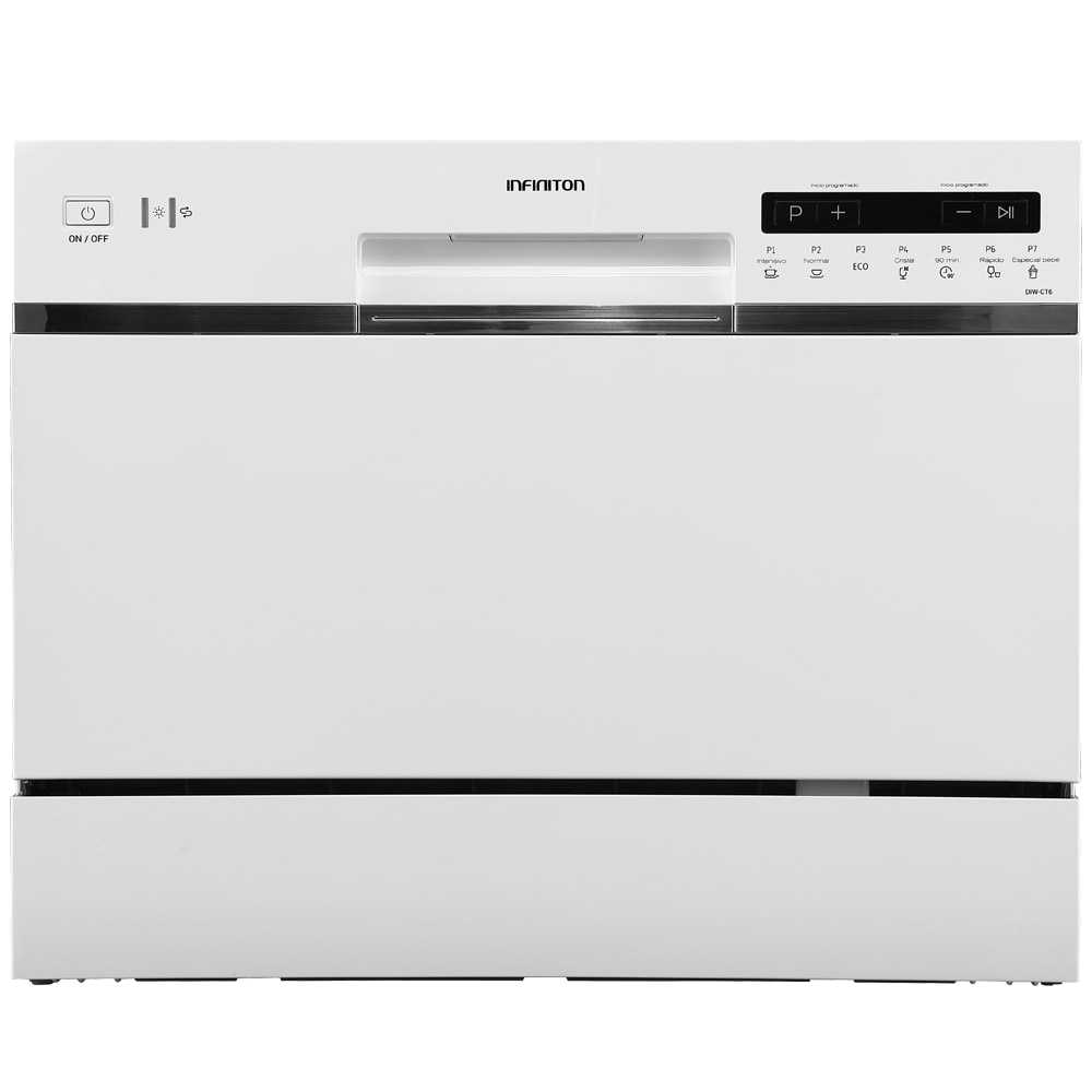 Lavavajillas Sobremesa Infiniton DIW-CT6 - 55 cm, 6 servicios, 7 Programas, F