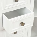 thumbnail of Helloshop26 - Buffet bahut armoire console meuble de rangement blanc 70 cm bois de pin massif 4402057