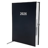 thumbnail of 2026 ADINA Buchkalender Chefplaner A5 schwarz 1 Tag 1 Seite