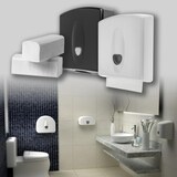thumbnail of PlastiQLine 2020 - Toilettenpapierspender - 2System Rollen - schwarz