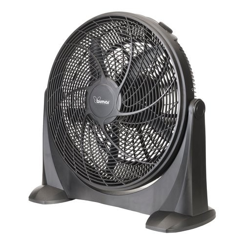 Bimar VB50 Ventilatore da Pavimento Ciclonico 45 cm 100W 3 Velocità Regolazione Inclinazione Nero