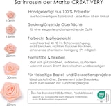 thumbnail of 10 Satinrosen 3cm Rosenköpfe Stoffrosen Stoffblumen Satinröschen Streudeko Bastelblumen Tischdeko Geschenkdeko Vasendeko Floristik Champagner